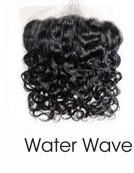 Water Wave Lace Frontal Human Hair Piece