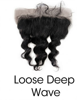 Loose Deep Wave Lace Frontal Human Hair Piece