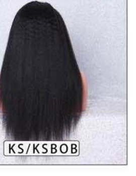 KS Kinky Straight Lace Front Wig | Premium Human Hair Wigs for Women