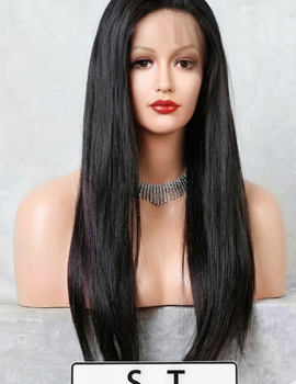 ST Silky Straight Lace Front Wig | Premium Human Hair Wigs for Women