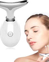 Beauty Facial Massager, 7 Color Wavy Acne Beauty Microcurrent Facial Device Skin Firming for Face Neck Beauty Device,