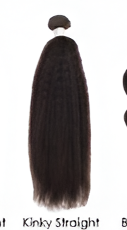 Kinky Straight Human Hair Extension Bundle | Blowout Texture Weave
