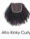 Afro Kinky Curly Lace Closure Human Hair Piece | 4C Natural Texture Finish