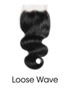 Loose Wave Lace Closure Human Hair Piece