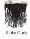 Kinky Curly Lace Frontal Human Hair Piece