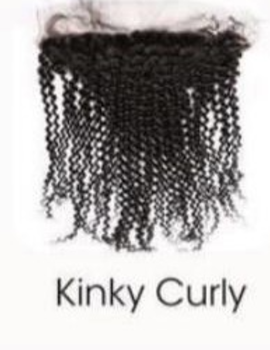Kinky Curly Lace Frontal Human Hair Piece