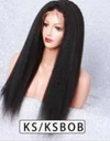 KS Kinky Straight Lace Front Wig | Premium Human Hair Wigs for Women