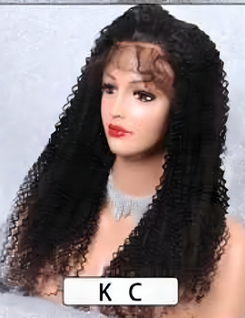 KC Kinky Curly Lace Front Wig | Premium Human Hair Wigs for Women