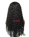 Deep Curly Human Hair Wig - Long Length Full Density