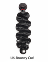 U6-Bouncy Curl Deep Wave Hair Weave Bundle