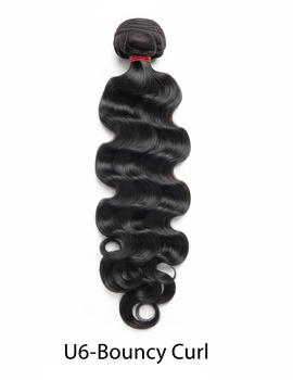 U6-Bouncy Curl Deep Wave Hair Weave Bundle